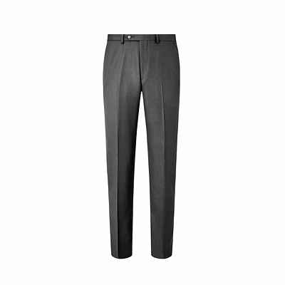 Men’s Grey Slim-Fit Formal Trousers – Classic Business & Office Wear